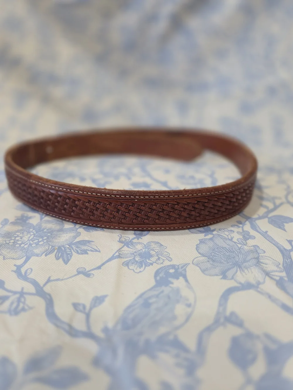 Vogt Basketwoven Leather Belt 30
